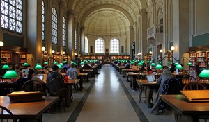 Sprachreisen Boston_Bibliothek